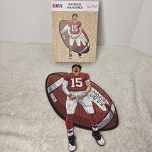 Iconic NFLPA Patrick Mahomes Wooden Puzzle S Size Open Box 150 Pieces Pa... - $24.74