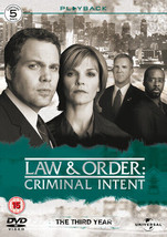 Law &amp; Order - Criminal Intent: The Third Year DVD (2009) Vincent D&#39;Onofrio Cert  - £41.66 GBP
