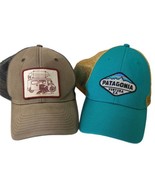 Patagonia Surf Van Trucker Hat Rare 2016 and Logo Spellout Mesh Back Cap... - $79.19