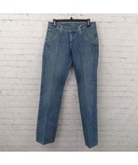 Cruel Jeans Womens 5 Short Blue Denim Low Rise Bootcut Western Rodeo CB6... - £22.12 GBP