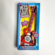 Vintage Micro MEGA JAMMERS Rockabilly Red Guitar Cap Toys 1995 NEW - $49.45