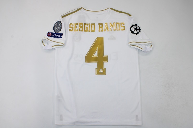 real madrid jersey 2019 2020 shirt sergio ramos playera chamarra champions  - $85.00+