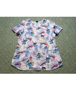Disney Lilo &amp; Stitch Vacation Mode Scrub Top Woman&#39;s Size S KG JD - €12,93 EUR