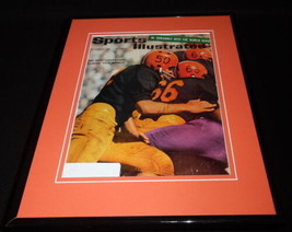 Dick Butkus Signed Framed 1964 Sports Illustrated Magazine Cover Illinois Bears - £116.15 GBP