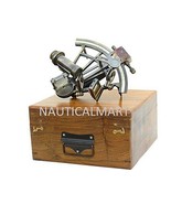 NauticalMart Solid Brass Sextant Henry Barrow &amp; Co. London-Marine Gift  - €124,72 EUR