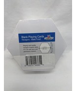 Apostrophe Games Blank Playing Cards Hexagons Matte Finish 3.25&quot; 3.75&quot; - $18.34 CAD