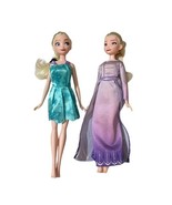 Disney Elsa Fashion Doll Lot of 2 11" 2016 2018 Hasbro Dolls Frozen Movie