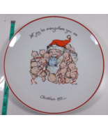 VTG 1973 Kewpie Doll Santa Claus Collector’s Plate - Rose O’Neill Christ... - £15.57 GBP