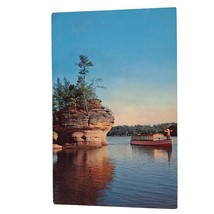 Postcard Ink Stand Lower Dells Wisconsin Dells Wisconsin Chrome Unposted - £6.58 GBP