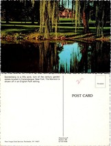 New York Canandaigua Sonnenburg Gardens &amp; Mansion English Park Vintage Postcard - £7.42 GBP