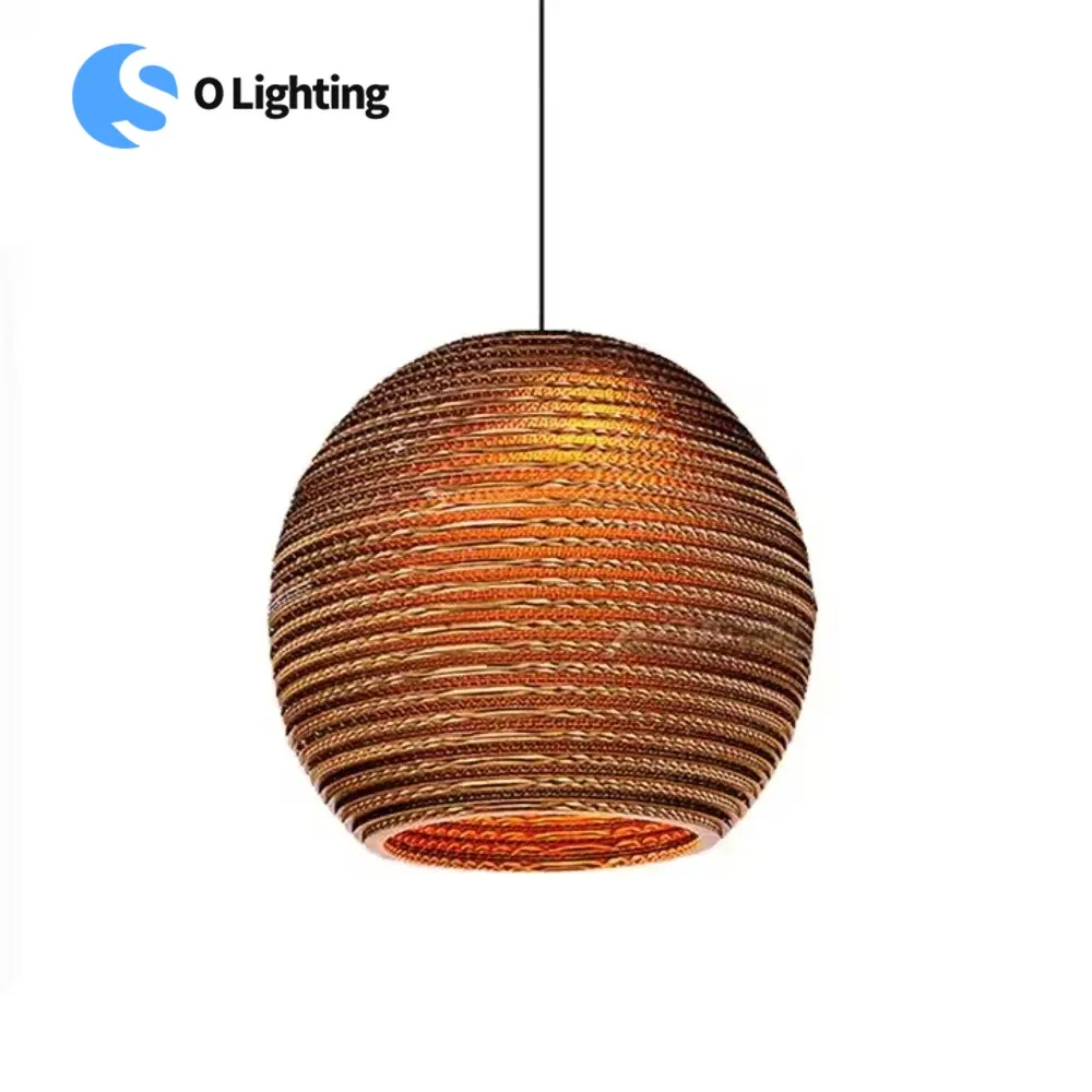 Lights cardboard personalized living room dining room zhongshan hanging lamp home decor thumb200