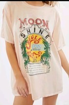 Project Social T Moonshine Desert Washed Oversized T-Shirt Women&#39;s Pink - £18.21 GBP