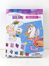 Rainbow Dreams Gem Art Craft Diamond Art Painting Set Ages 8+ Unicorn De... - £8.02 GBP