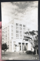 Vintage 1948 EKC RPPC City Hall Long Beach California CA Real Photo Postcard - £9.59 GBP
