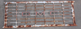 1970&#39;s GMC 5500 Flat Bad Truck Grill Sign Man Cave Shop Garage Wall Rust... - £223.27 GBP