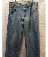 Levi's 550 men blue jeans 38x30 actual 37x28.5 Made Mexico USeD - $25.98