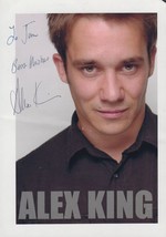 Alex King Ritchie Atkins Bad Girls Hand Signed Picture Photo Flyer - £5.47 GBP