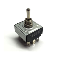 4 Pole, Double Throw On-Off-On Toggle Switch 4PDT - $29.86