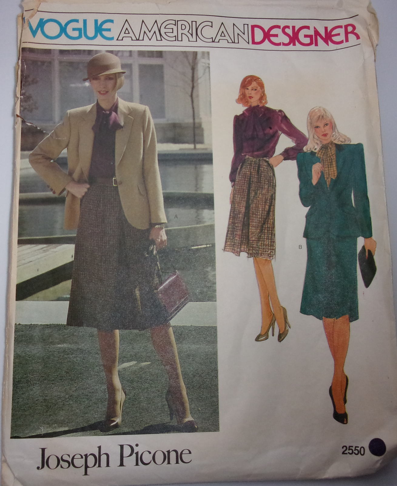 Vogue Misses’ Jacket Skirt & Blouse Size 12 #2550 - $8.99