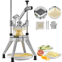 VEVOR Commercial Vegetable Fruit Chopper 3/8″ Blade Professional Food Dicer - $84.07 CAD