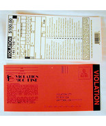 50 FAKE $100 VIOLATION PARKING TICKET JOKE prank tricks - $32.24 CAD