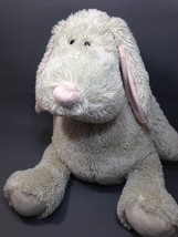 Gund G Plush Puppy Dog RARE Pink Nose Soft Stuffed Animal Lovey Toy 18&quot; HTF - £156.33 GBP