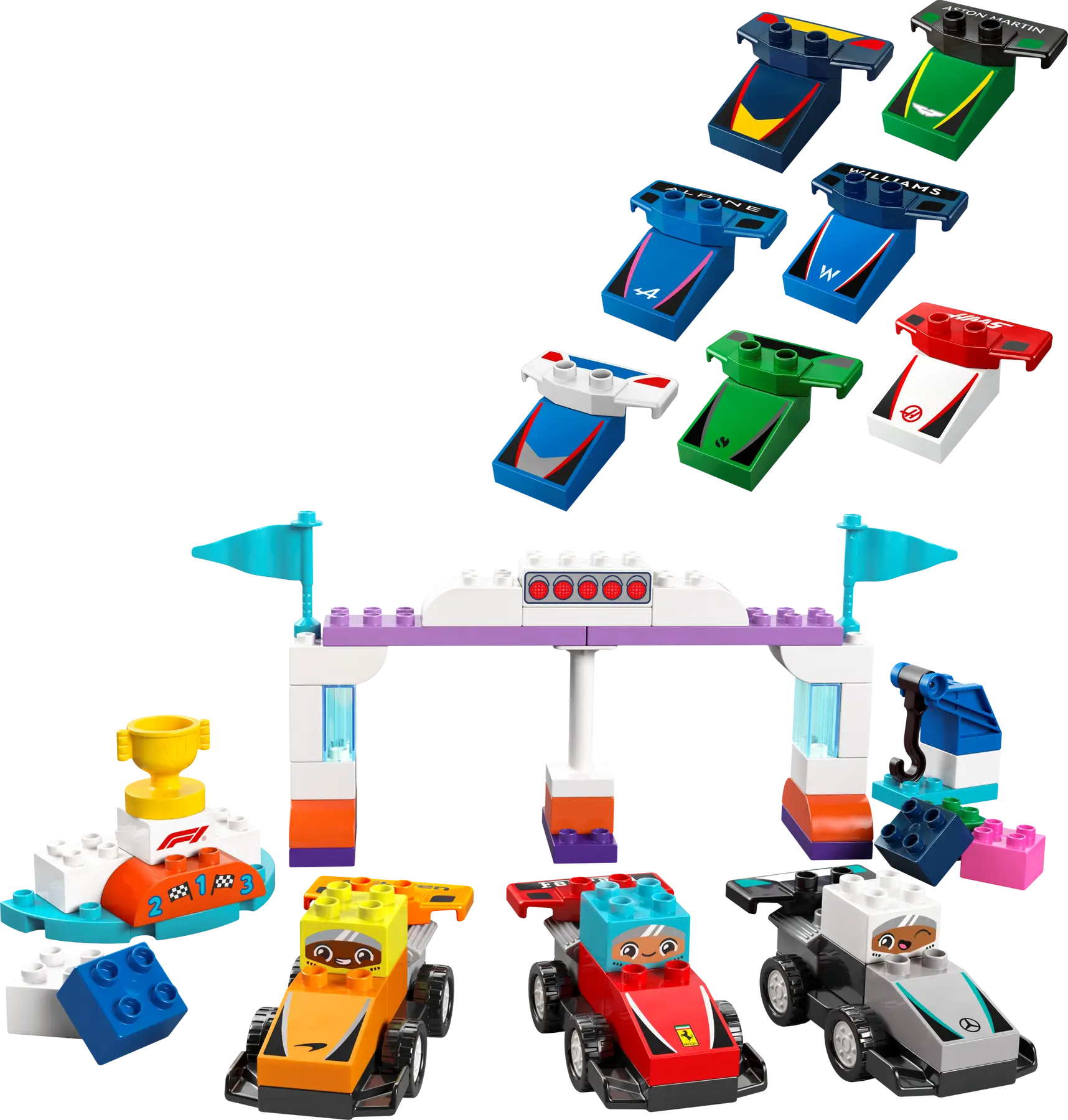 LEGO duplo 10445 F1® Team Race Cars &amp; Drivers - $155.28 CAD