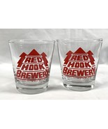 2 Red Hook Brewery Beer Glasses Seattle Woodinville 6 oz - $519.98 MXN