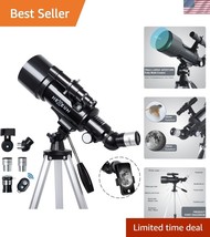 Kids &amp; Adults Telescope 70mm Aperture with Adjustable Tripod - Explore t... - €83,46 EUR