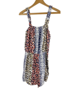 Express Romper Size Small Animal Print Tank Shorts One Piece Jumpsuit Sh... - €30,66 EUR