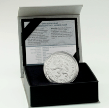 2021 Niederlande Löwe Dollar, 29.6ml Silber Beweis W / COA - £70.43 GBP