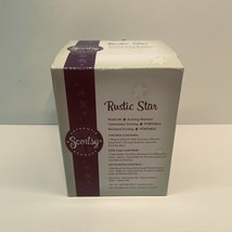 Scentsy Rustic Star Plug In Electric Wax Scentsy Warmer Retired NEW - $24.75