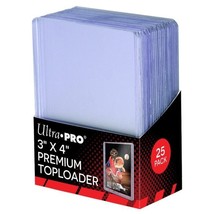 Ultra Pro Toploader: 3X4 Hard Sleeves Premium (25) - £7.47 GBP