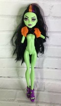 Mattel Monster High Casta Fierce Green Witch Doll Black Hair Loose Nude For OOAK - £11.13 GBP