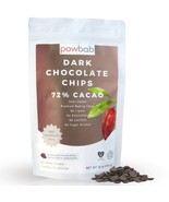 powbab Dark Chocolate Chips, 72% Cacao, Semi-Sweet Organic Mini Chips (1... - £26.43 GBP