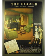 1945 Hoover Vacuum Cleaner Ad - The Hoover It beats as it sweeps as it c... - £14.78 GBP