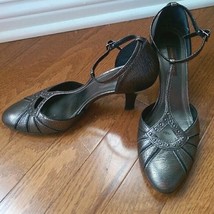 Antonio Melani Heels Stunning Pewter Color Size 6.5 - £14.65 GBP