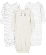 Unisex-Baby 3-Pack Neutral Cotton Sleeper Gown - €19,05 EUR