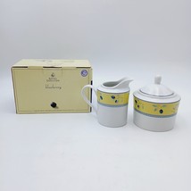 Royal Doulton Blueberry Sugar Bowl and Creamer Vtg - £29.51 GBP