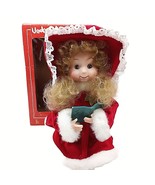 Vintage Undercover Kids Animated Alycia Girl 13&quot; Doll Santa&#39;s Best 1993 - £16.27 GBP