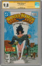 CGC SS 9.8 Wonder Woman #3 SIGNED George Perez Art 1st App Julia &amp; Vanessa 1987 - £233.53 GBP