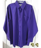NEW Daniel Ellissa Men&#39;s Purple Dress Shirt, 17-1/2 (34/35) - $19.36 CAD