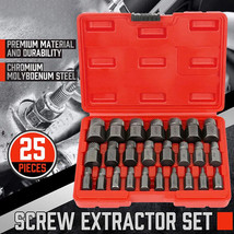 25Pcs Screw Extractor Set Hex Head Multi-Spline Easy Out Bolt Extractor Set - £40.88 GBP