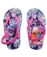 Disney Vampirina Girls Slip On Flip Flops Size 7/8 W Back Strap Purple P... - £9.16 GBP