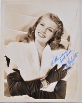 Rita Hayworth Signed Photo - Angel&#39;s Over Broadway - Pin-Up Girl w/COA - £862.50 GBP