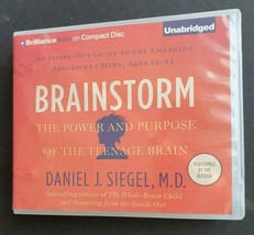 Brainstorm Daniel J Siegel The Teenage Brain Parenting Audiobook - $18.99