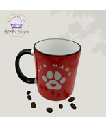 Red Fur Mama 11 ounce mug with black handle - $387.42 MXN