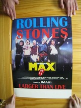 Rolling Stones Poster The Larger Than Live Bill Wyman - £35.08 GBP