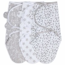 The Peanutshell Baby Swaddle Blankets for Boys or Girls, Grey Safari Ani... - $35.99