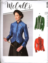 McCall&#39;s M8134 Misses 14 to 22 Historical Costume Victorian Top Sewing Pattern - £14.03 GBP